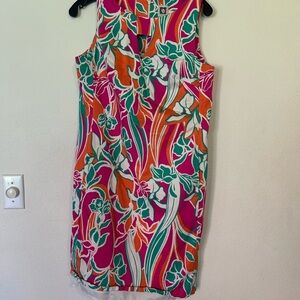Anne Klein Sleeveless Shift Dress 8
Tropical Flowers beach/resort